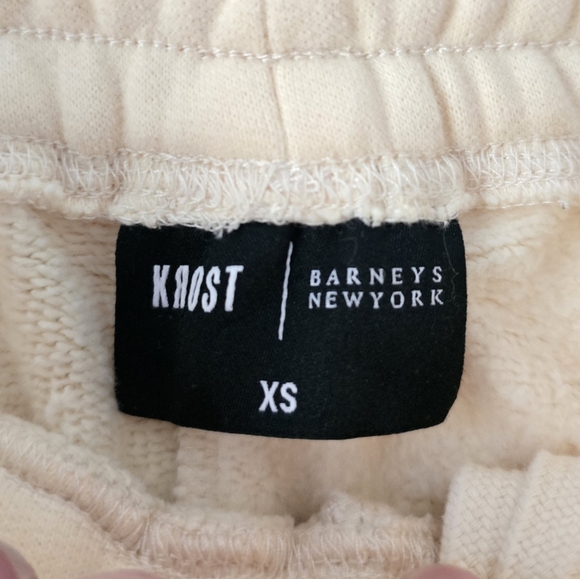 Krost x Barney's NY Checkered Shorts XS in Cherry Blossom Purple Cream - Picture 6 of 8